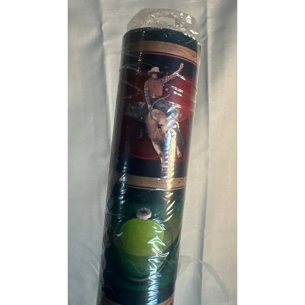 Texas Holiday Christmas Wrapping Paper 100 sqft 30” long sealed- slight tear